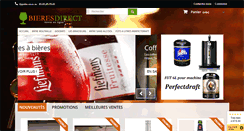 Desktop Screenshot of bieresdirect.com